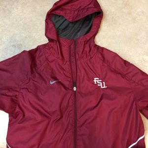 Florida State University Seminole Nike Rain Jacket